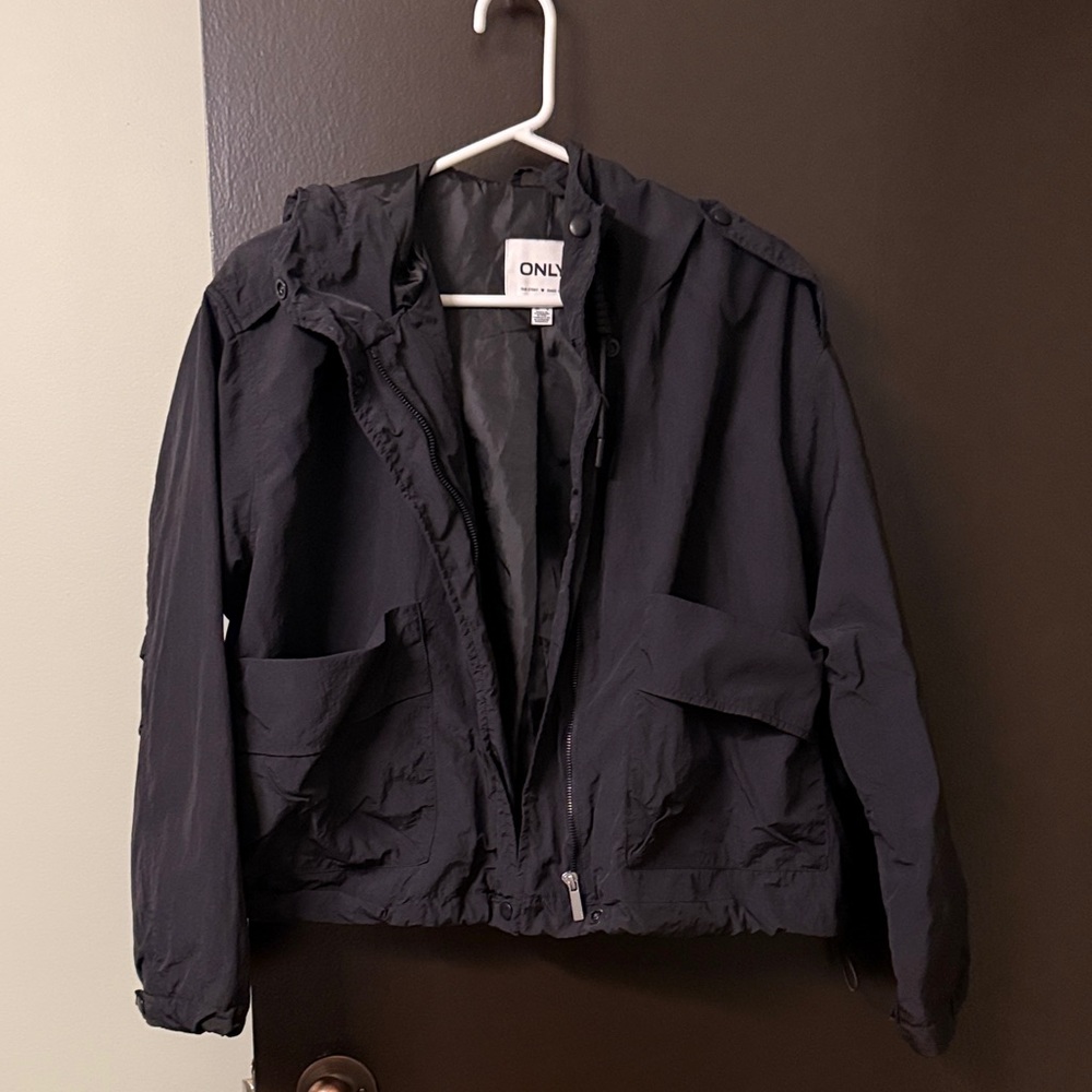 ONLY black Hooded Jacket